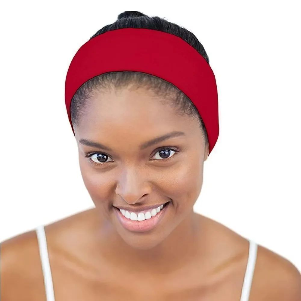 10 pc Headband Set Red - Picture 5 of 5